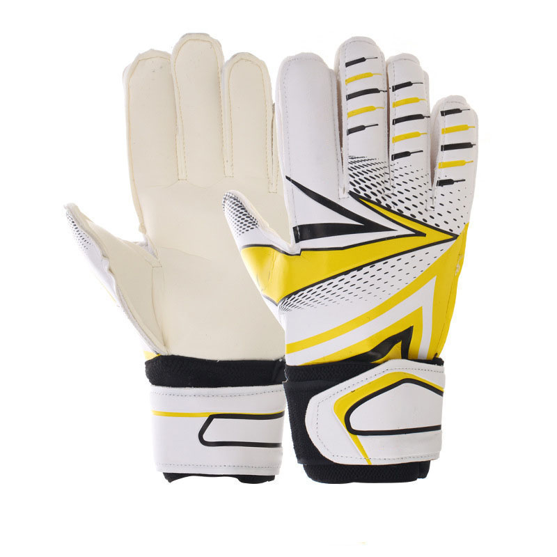 Soccer Goalkeepergloves Latex sliding-band finger guard No.8 and No.9 middle school adult football goalkeepergloves