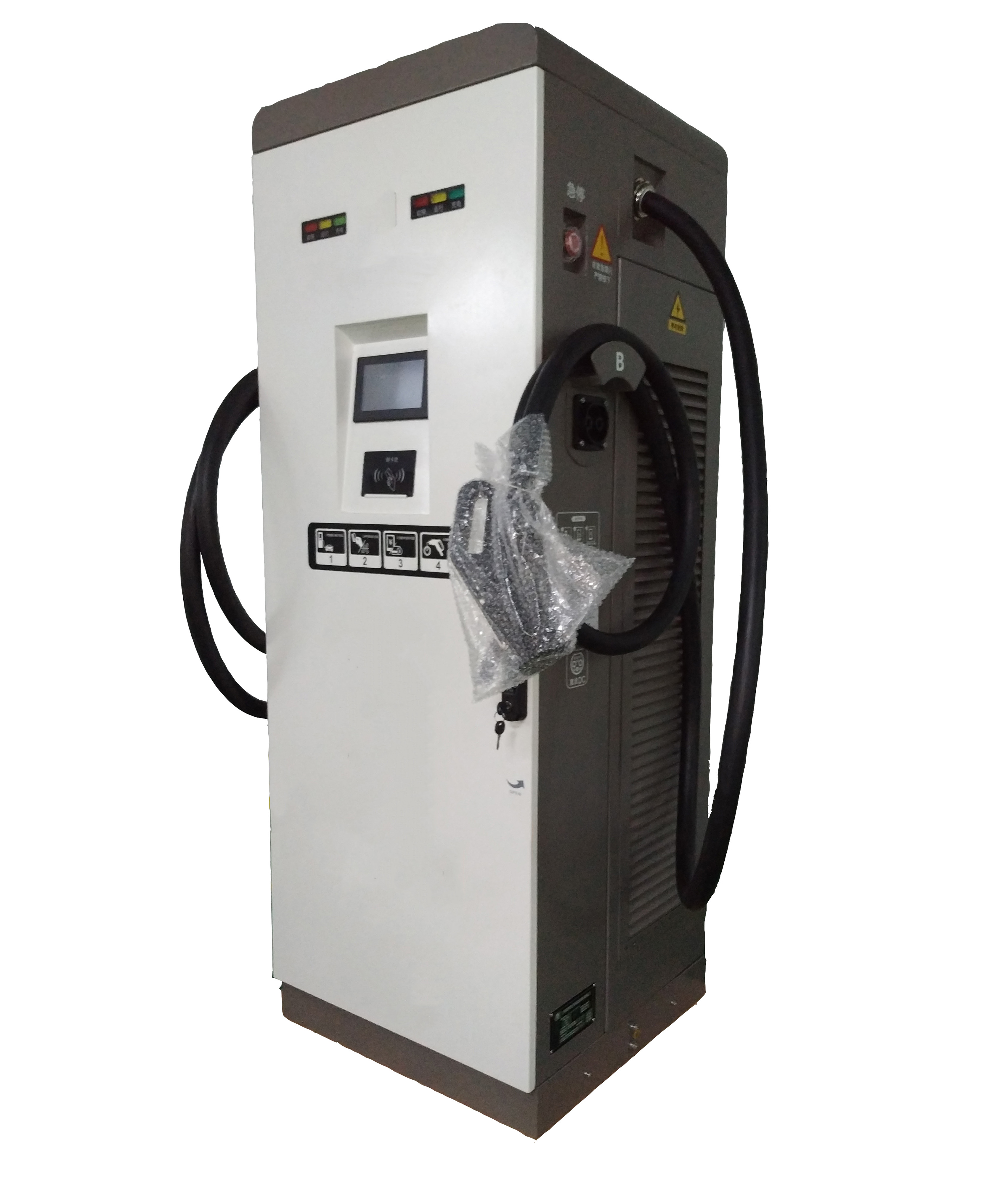 Высокоэффективные напольные разъемы CCS Chademo мощностью 100 кВт, быстрое зарядное устройство постоянного тока для электромобилей, зарядная станция для электромобилей