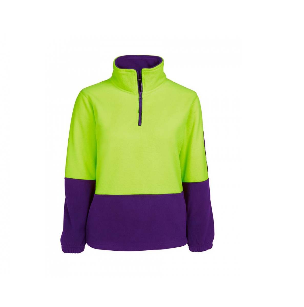 Wholesale custom logo Working men's performance hi vis safety hoodie zipper-up security hoodie