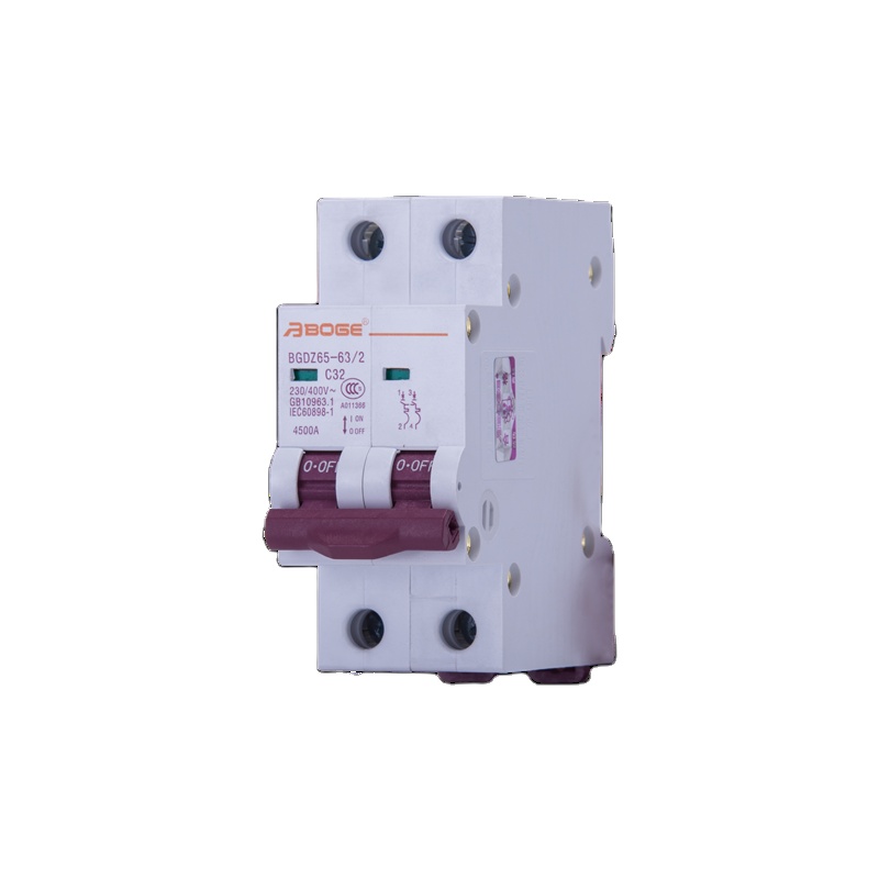 Indoor 2 pole miniature circuit breakers low voltage auto mcb 32 amp circuit breaker