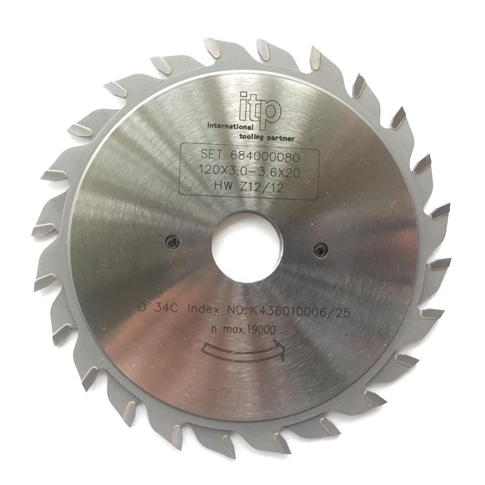 Лезвие для немецкой пилы Leitz etc, № GL20 120 мм x 20 мм x 24 т, для раздвижной настольной панельной пилы