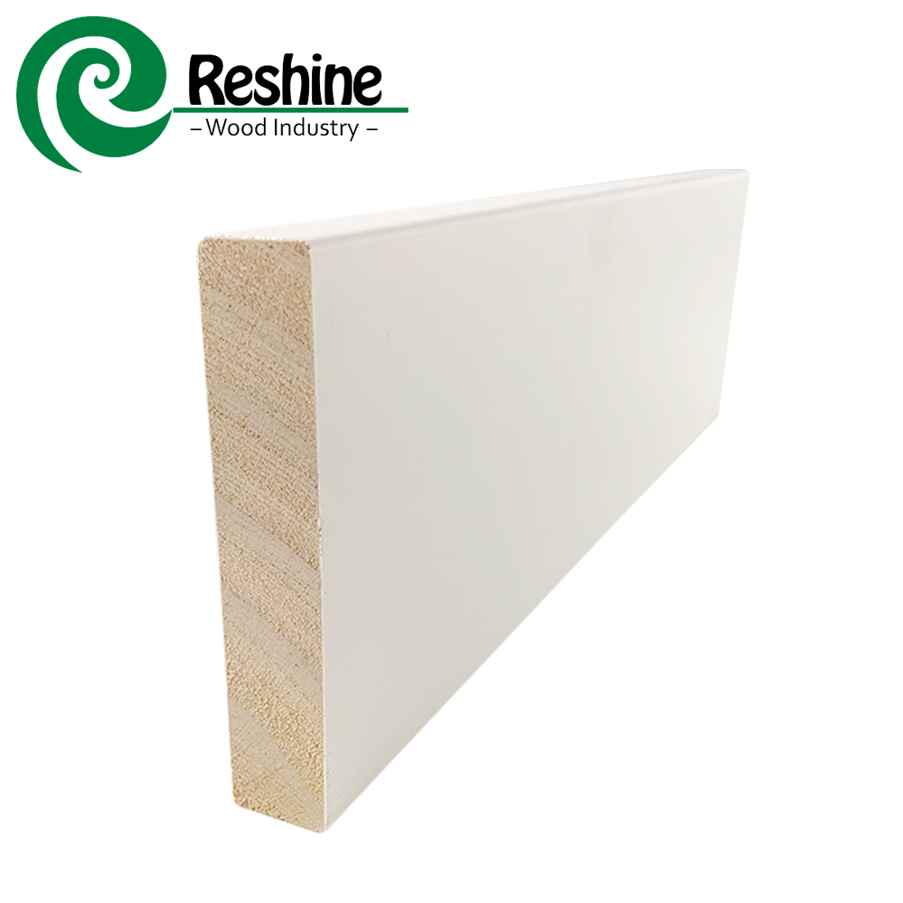White Primed Finger Jointed Timber Window Reveal Moulding