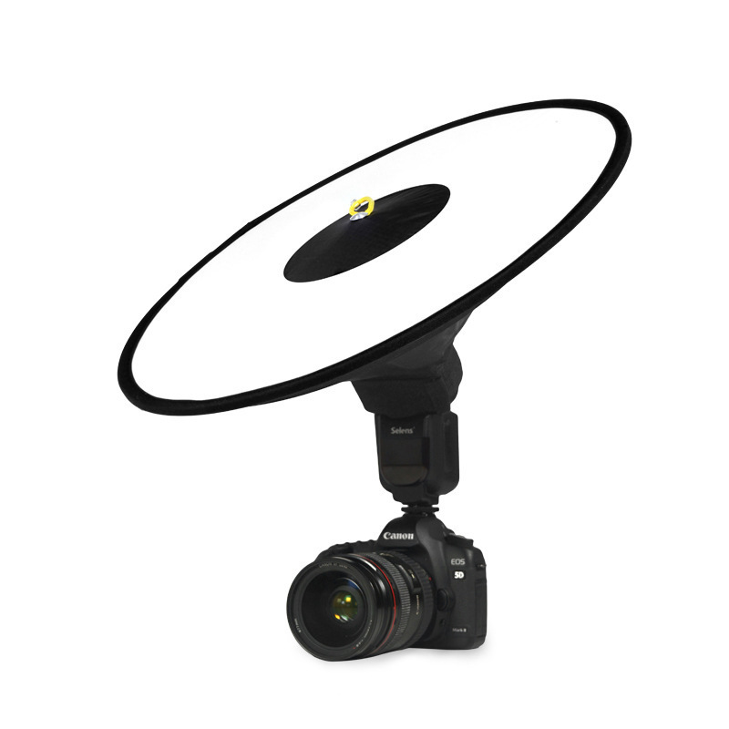 Conical SoftBox Portable Foldable Circular Soft Flash Diffuser for Camera Flash Speedlite AD200 Yongnuo 600EX Difusor Soft Box