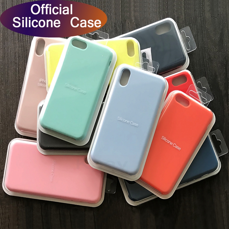 Оригинальный чехол из жидкого силикона для iphone x xs, для iphone xr, силиконовый чехол с логотипом apple
