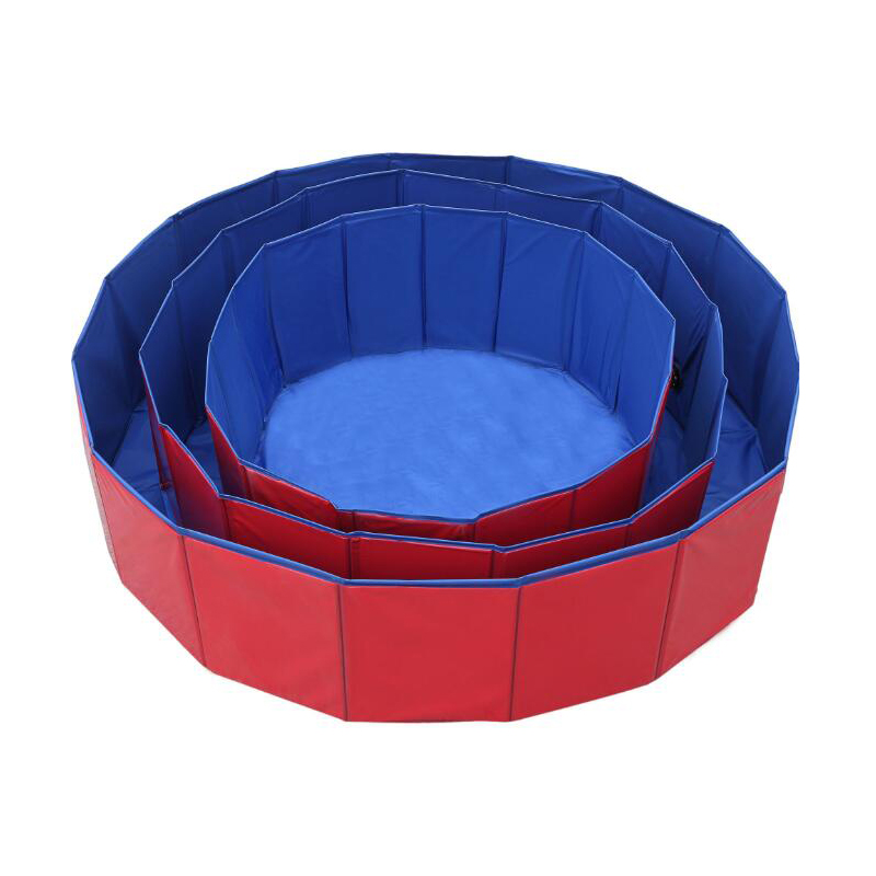 Collapsible Pet Dog Bath Pool, Kiddie Pool Hard Plastic Foldable Bathing Tub PVC Outdoor Pools for Dogs Cat Kids