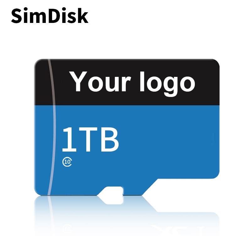 Simdisk Прямая продажа с фабрики Micro TF карты SD 8 Гб оперативной памяти, 16 Гб встроенной памяти, 32 ГБ, 64 ГБ, 128 ГБ 256 512 Class10 UHS 3 высокой емкости карты памяти 1 ТБ
