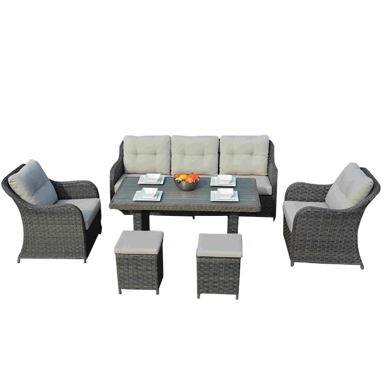 PE Rattan Sectional Sofa Outdoor Furniture Sofa Set