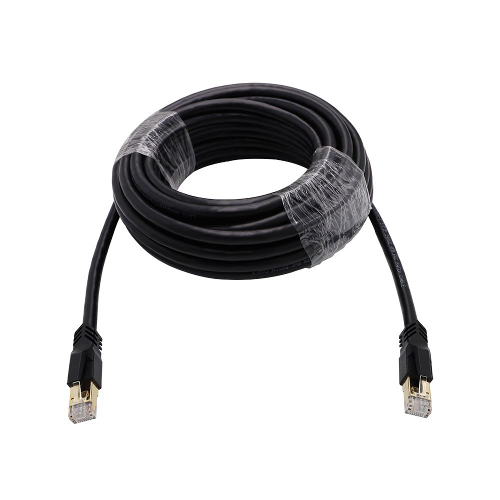 Rj 45 Cat 8 Ethernet Круглая Панель удлинитель 28AWG Ethernet-кабель