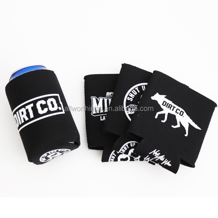 Неопреновый черный 330 мл Пивной Напиток Can Coolie Can Coozies