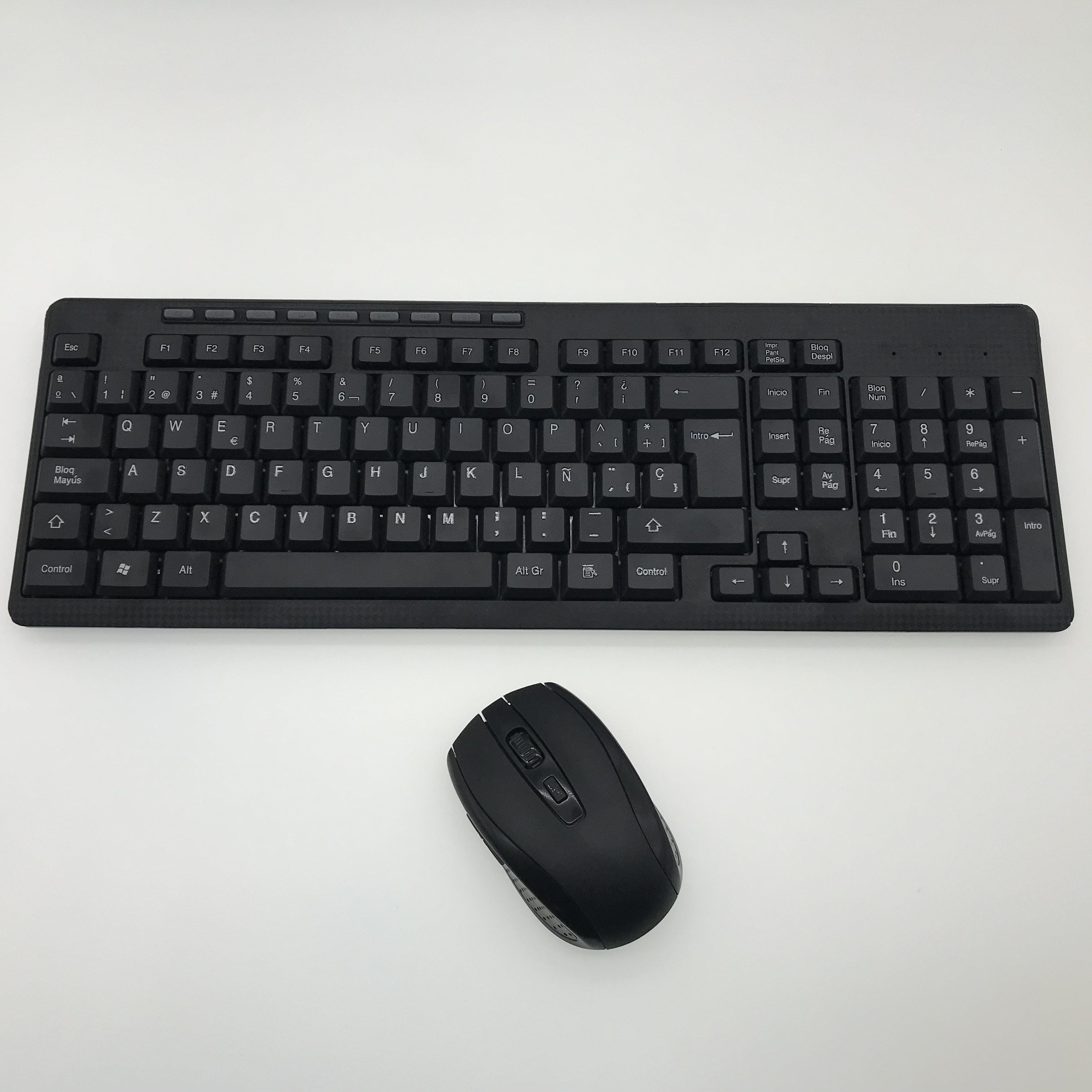 Клавиатура со светодиодной подсветкой, игровая механическая клавиатура RGB для настольного ПК, 2,4 ГГц, тайская Арабская раскладка, OEM, беспроводной комплект для клавиатуры и мыши