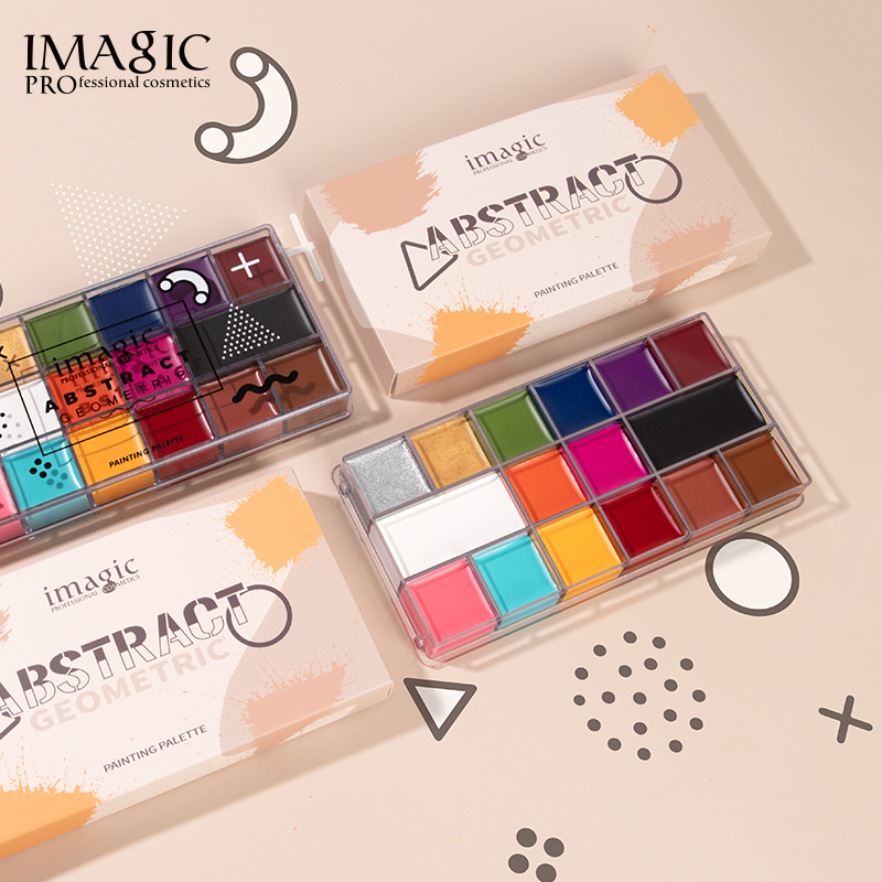 Набор для рисования тела IMAGIC, 16 цветов, искусство, вечеринка, макияж, палитра для рисования лица