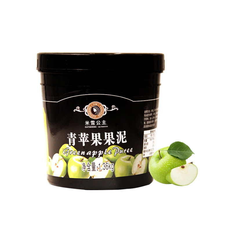 GreenApple jam 1,36 кг яблоко напиток концентрат/зеленый яблочный сок концентрат/арбуз пюре Mix