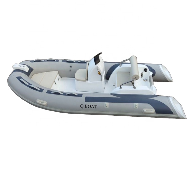 Клиент 6 человек RIB390 надувная рыбацкая лодка на полу жесткая лодка