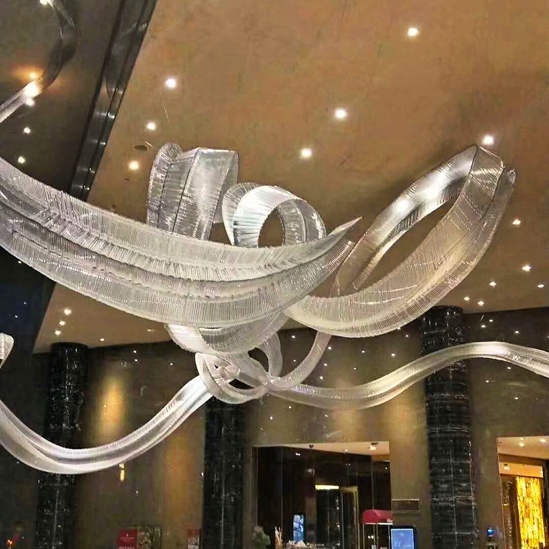 Современный Chihuly стиль художественный Декор подвесной светильник стеклянная люстра led