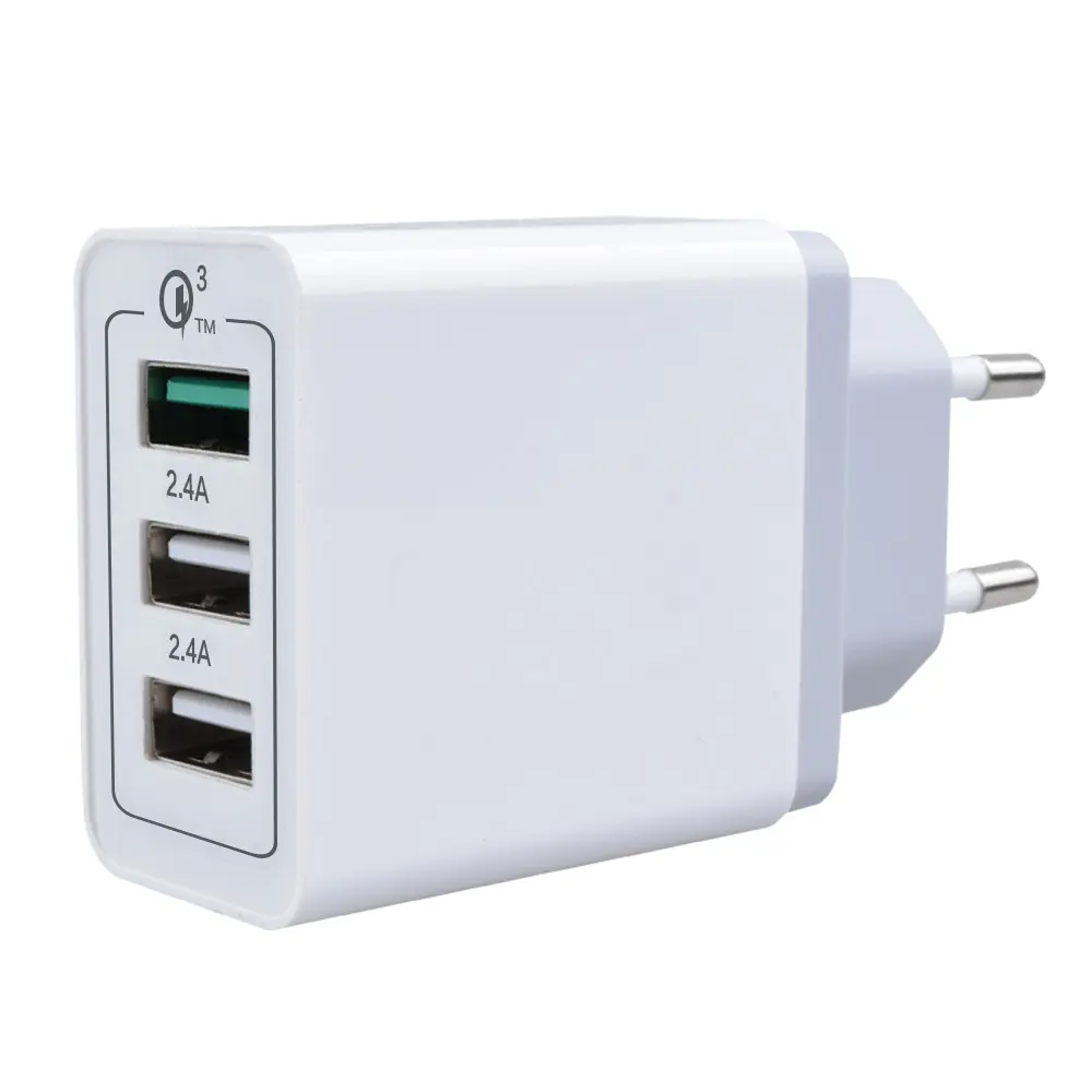 Быстрая зарядка 3,0 USB настенное главного адаптера под названием 30W QC3.0 кабель для быстрой зарядки USB настенное зарядное устройство для iPhone, Samsung, Xiaomi, зарядное устройство для мобильного телефона
