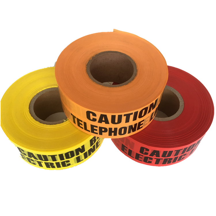 Best selling Warning Tape Warning Tape Free Samples Underground Detectable Warning Tape