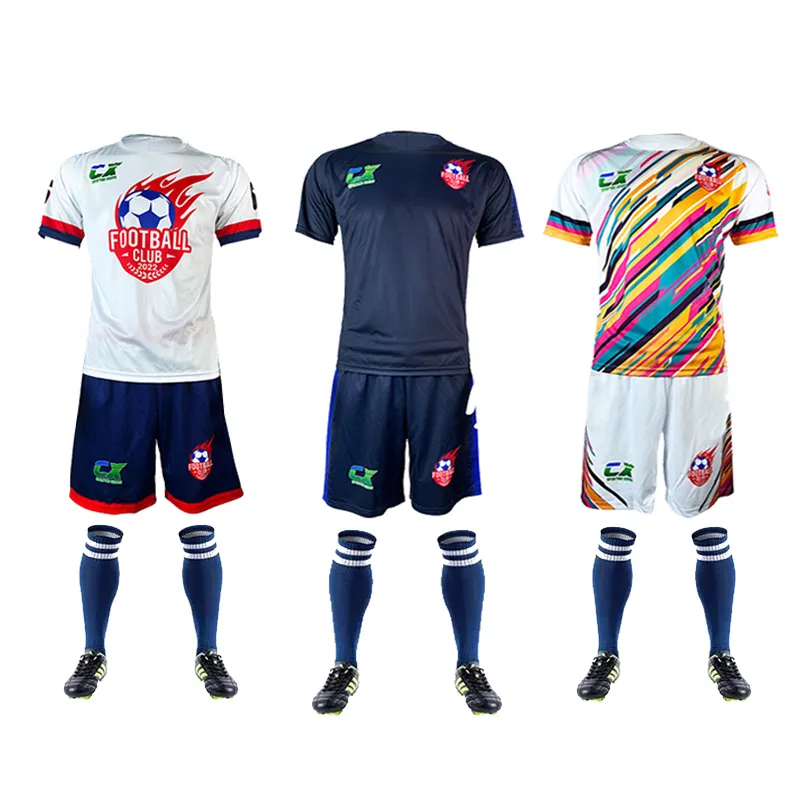 Custom World Cup 2022 Jersey Soccer Jersey 22/23 Youth Football Shirt Soccer Team Jerseys Uniform Set