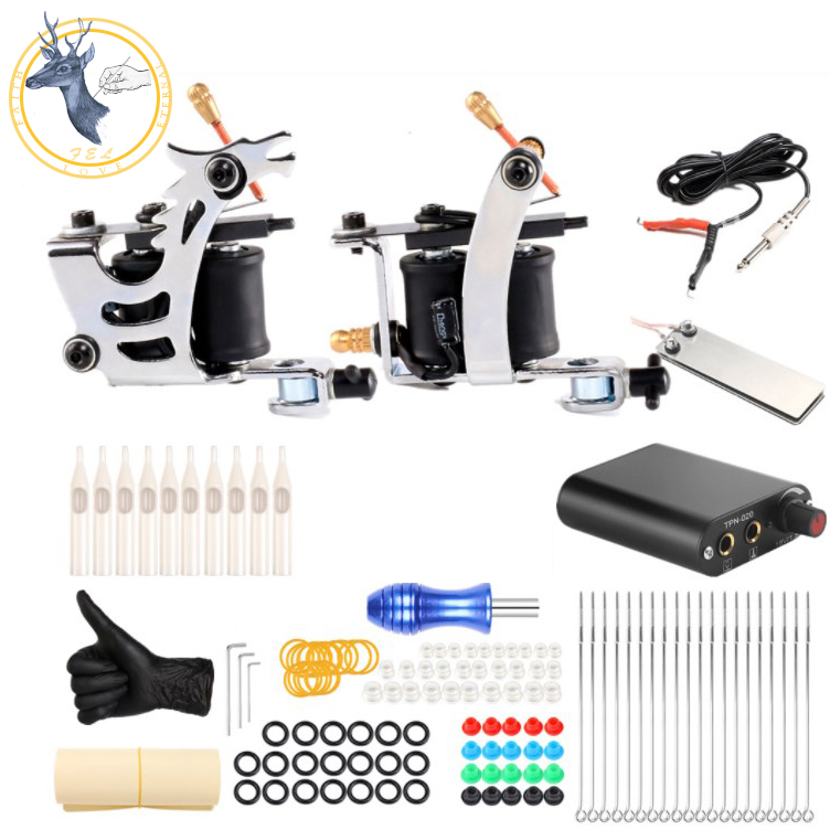 FEL Complete Coil Tattoo Gun Machine Parts Professional Tattoo Kits