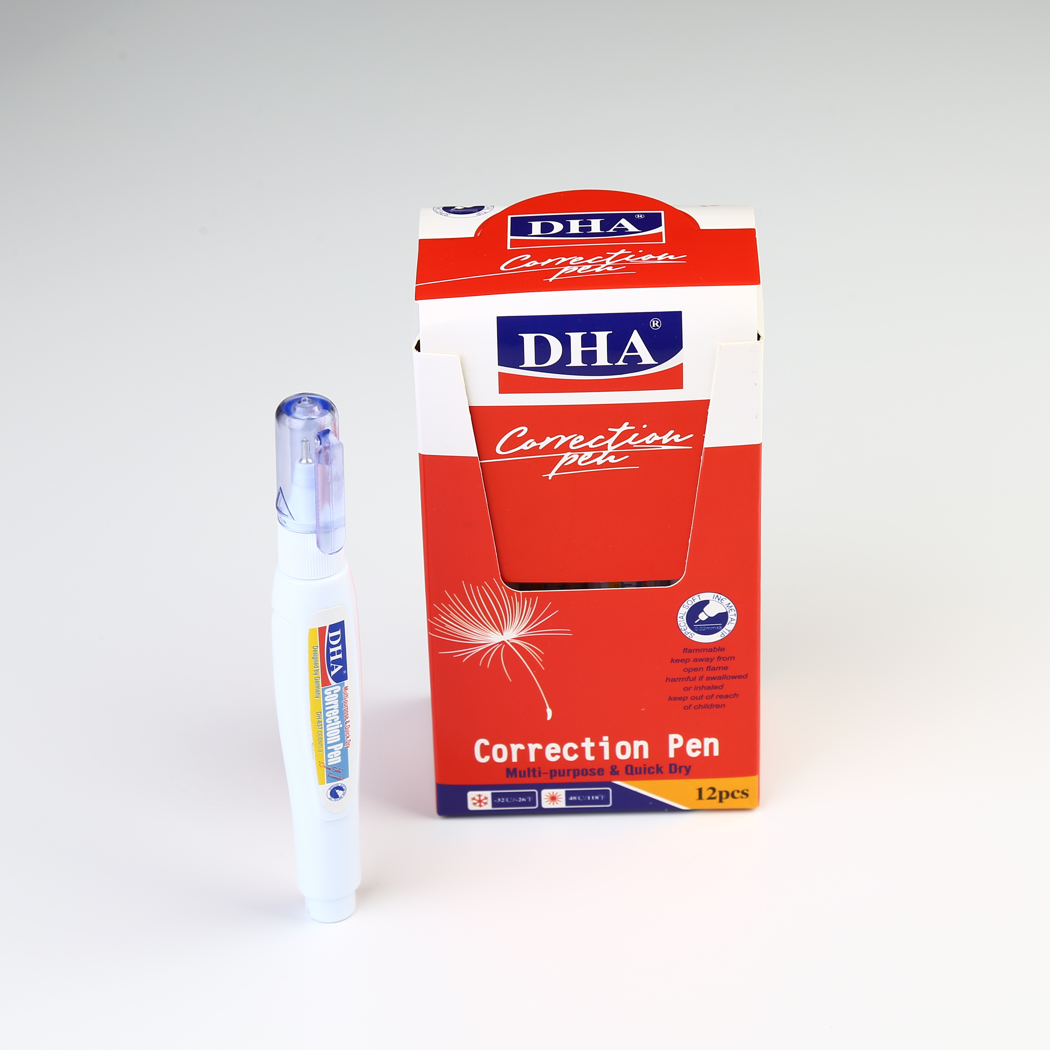 Металлический наконечник Quick Dry 7 мл коррекция жидкая ручка милые школьные принадлежности