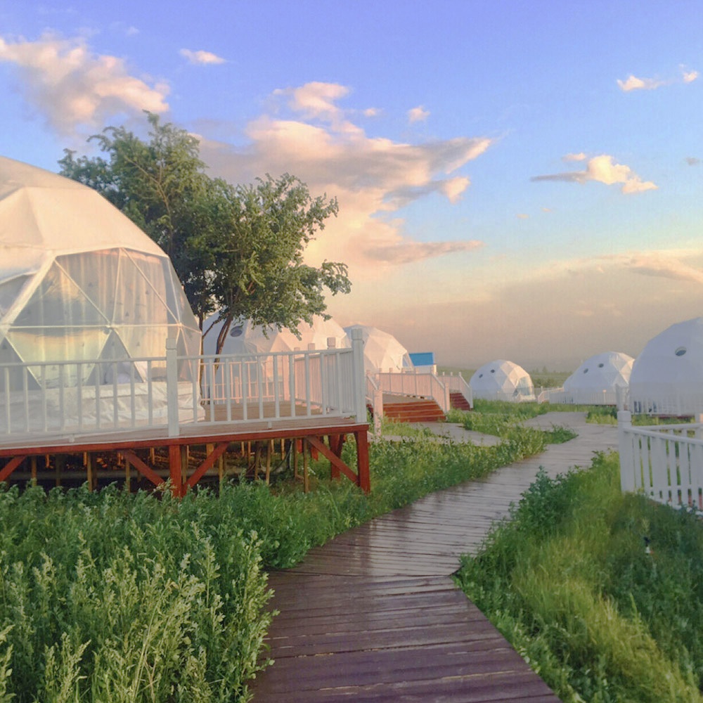 Оптовая продажа с завода, роскошный стальной купол, палатка, дом Igloo Geodesic, куполообразный дом для кемпинга на 6 м