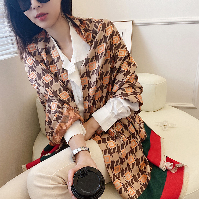 Wholesale New Arrival Winter Ladies Knitted Poncho Wraps Pashmina Crochet Cape Other Scarves & Shawls For Women