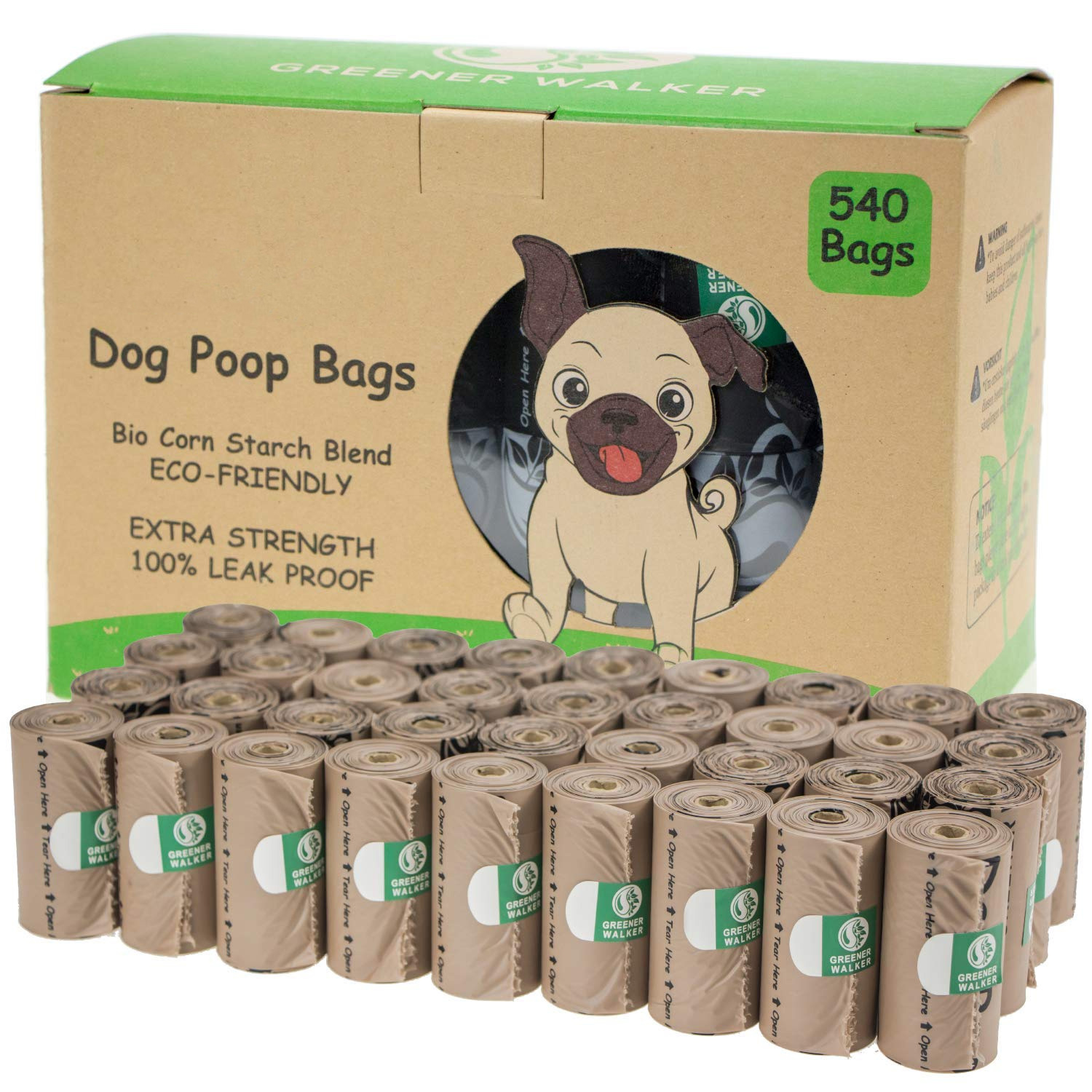 Extra Thick Strong 100% Leak Proof Biodegradable Dog Waste Bags Dog Poop Bags for Dog