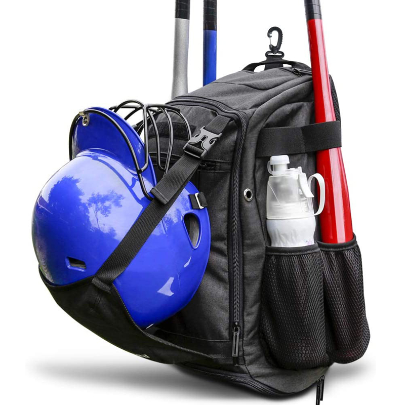 Waterproof Large Baseball Bag With Helmet Holder Custom Baseball Bag Backpack
