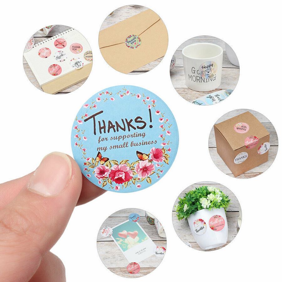 Custom Logo Transparent Vinyl Waterproof Stickers Roll Paper Printing Label Sticker for child