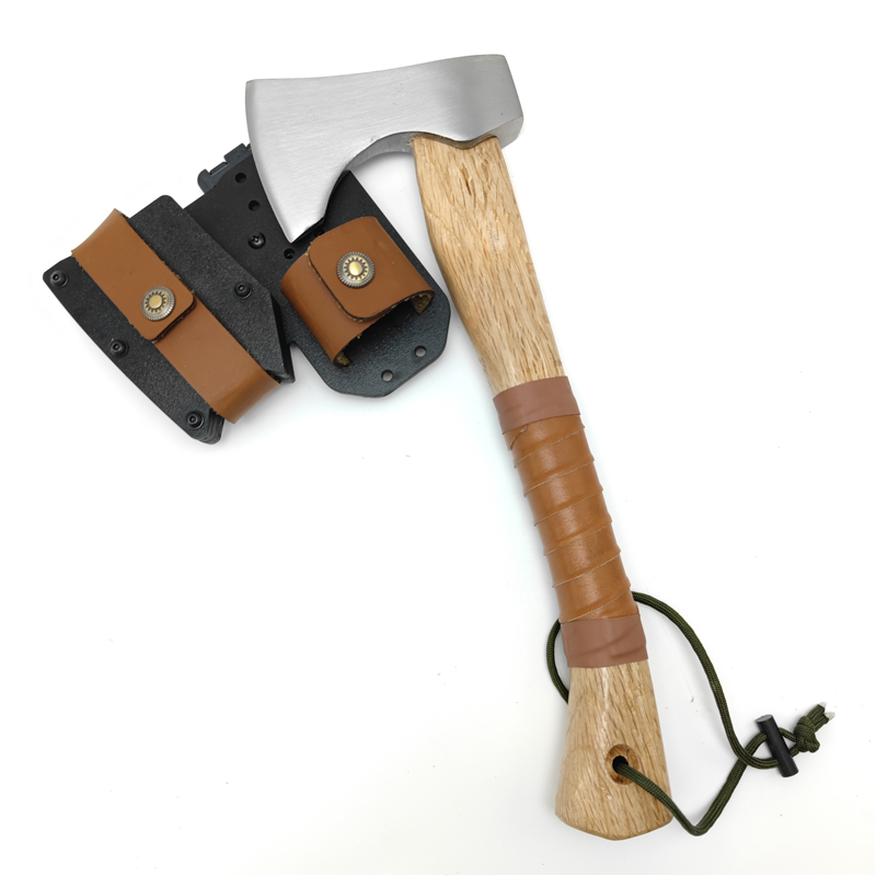 High quality outdoor garden tools steel head wooden handle garden axe