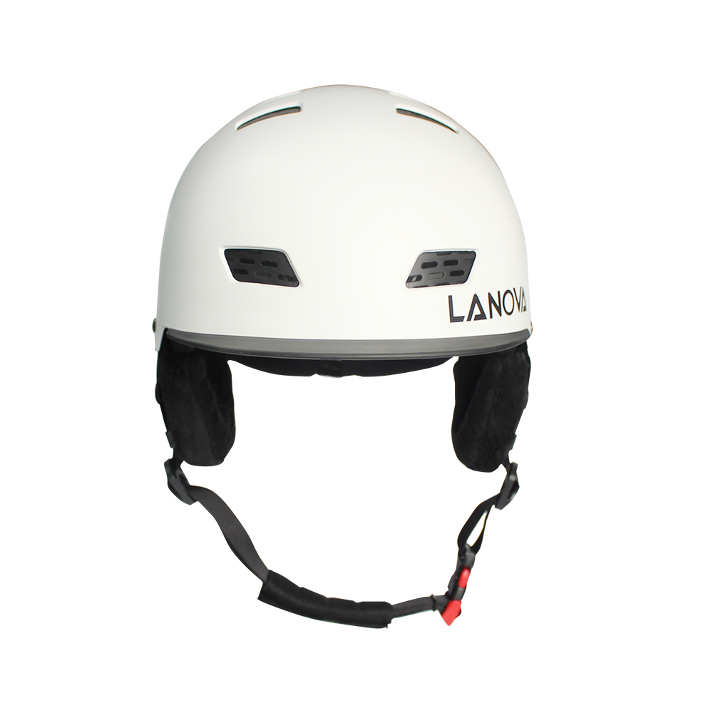 OEM Safety Ski Helmet Professional Skiing Snow Sports helmet with Goggle Fixed Strap
