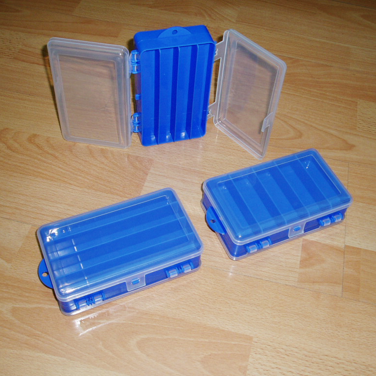 Clear Visible Plastic Fishing Tackle Accessory Box Fishing Lure Bait Hooks Storage Box