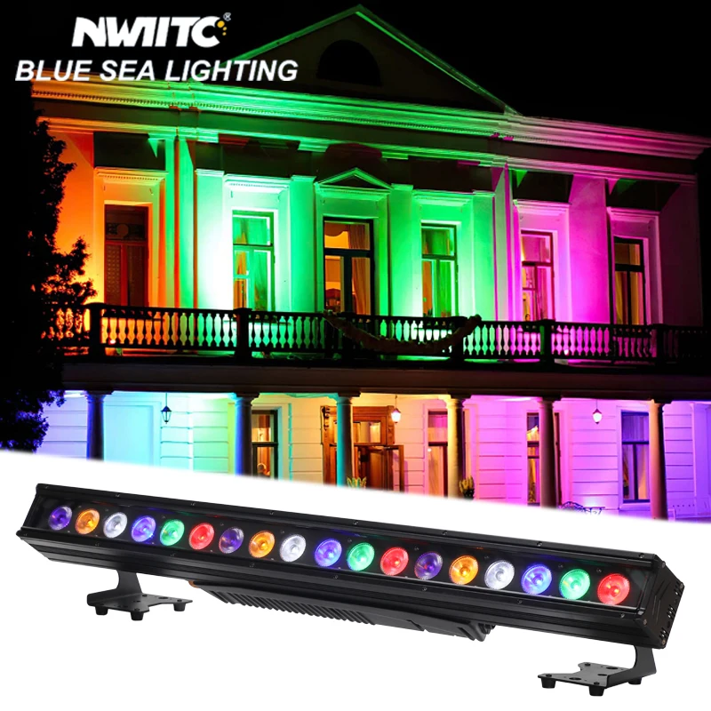 N-2 Pro DJ waterproof 18x20w RGBWA UV 6in1 pixel bar LED wall washer stage lights