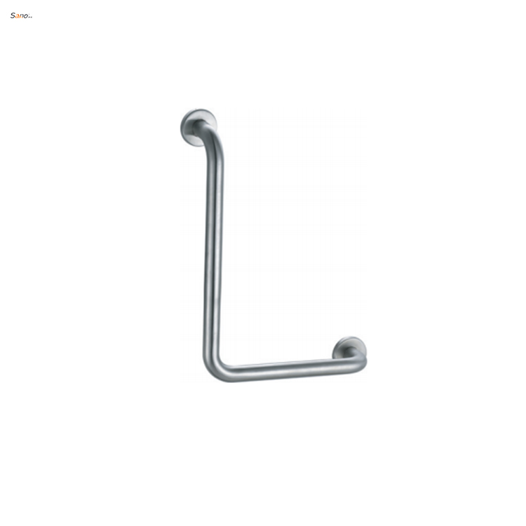 Elderly Handicapped Wall Mounted Bathroom Support Toilet Safety Railing 304 Stainless Steel Handicapped Handrail Railing