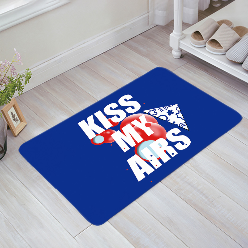 Модный бренд, Пользовательский логотип, комнатная напольная дверь Kiss My Air Mats