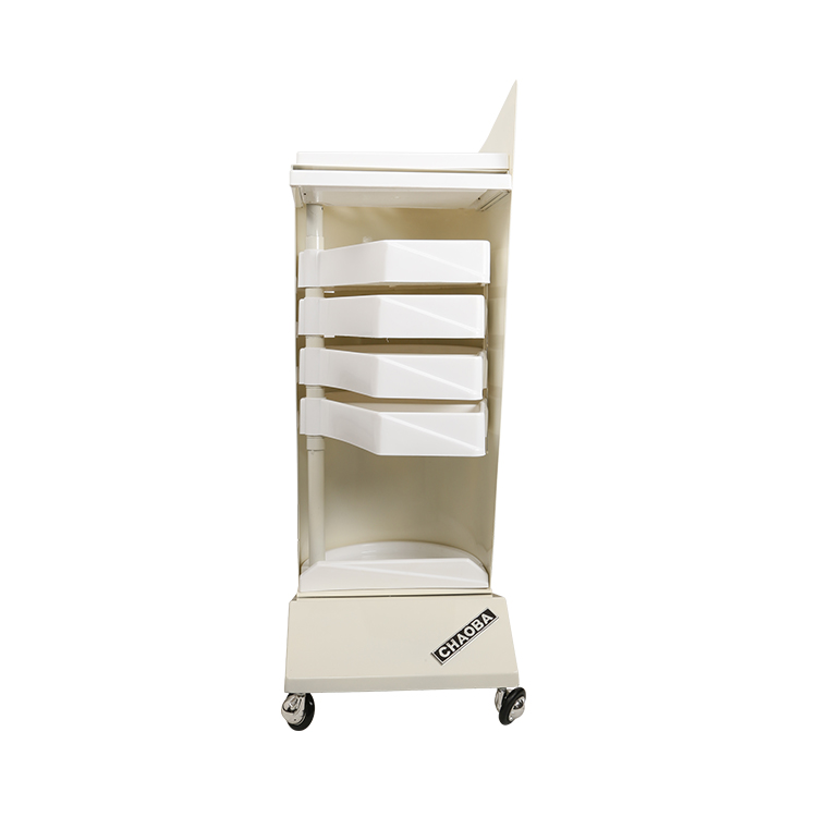 CB-9966 Portable Barber Hairdressing Storage Trolley Cart Custom Beauty Salon Rolling Cart