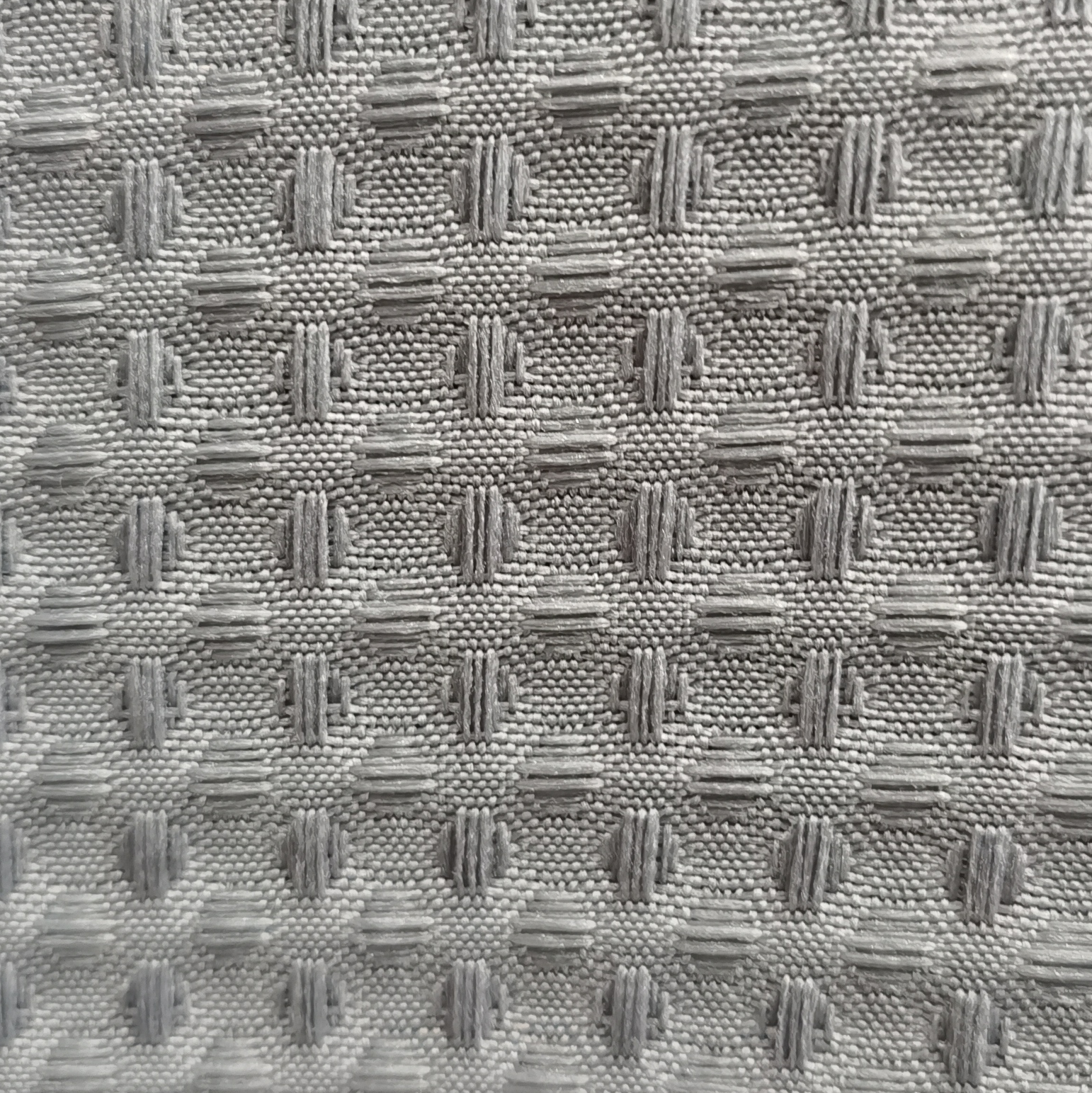 Plaid Home Textile Polyester Waffle Shower Curtain Fabric for Bathroom