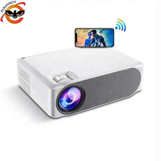 EASUNTECH Factory мультимедийный кинотеатр Умный домашний кинотеатр android lcd оригинальный 1080p full hd led Портативный мини 4k проекторы M19
