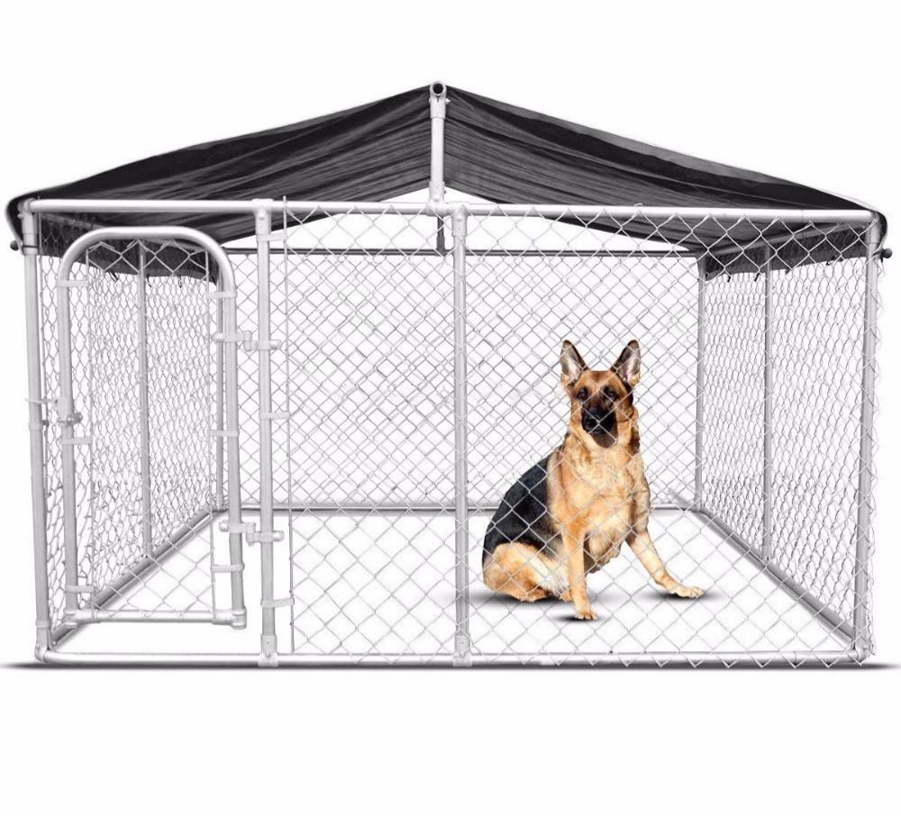 Chain Link Backyard chicken coop outdoor dog pen kennel fence panel pet house