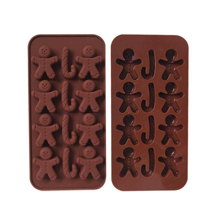 China new Amazon Hot Sale Rectangle Break-Apart Silicone Chocolate Mold