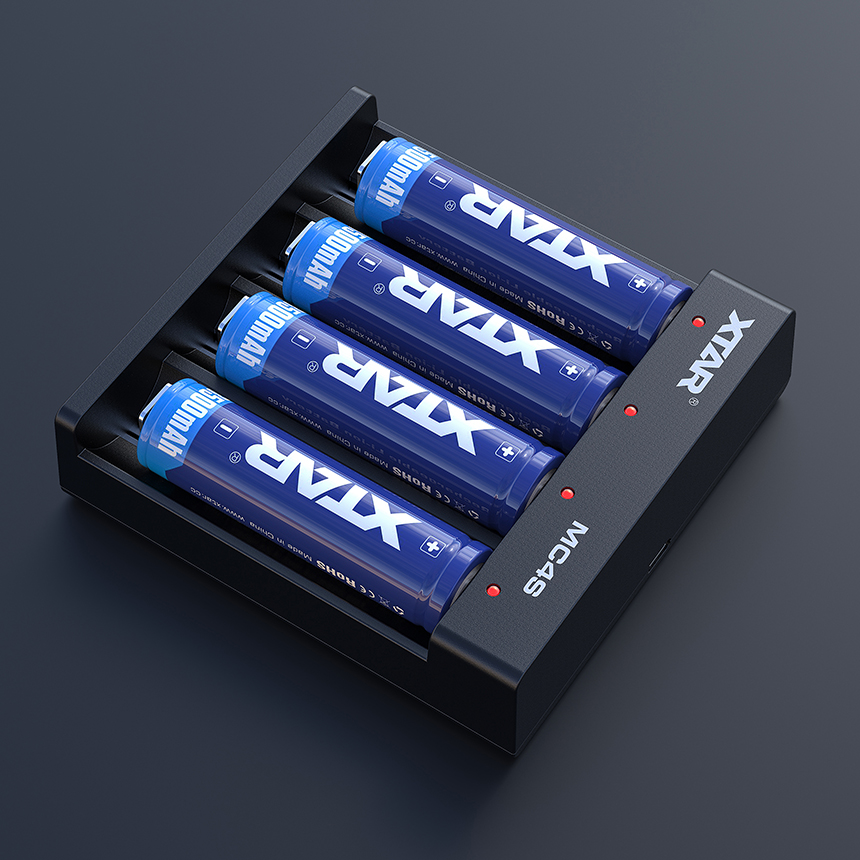 Новое зарядное устройство XTAR MC4S 18650, классическое зарядное устройство для быстрой зарядки