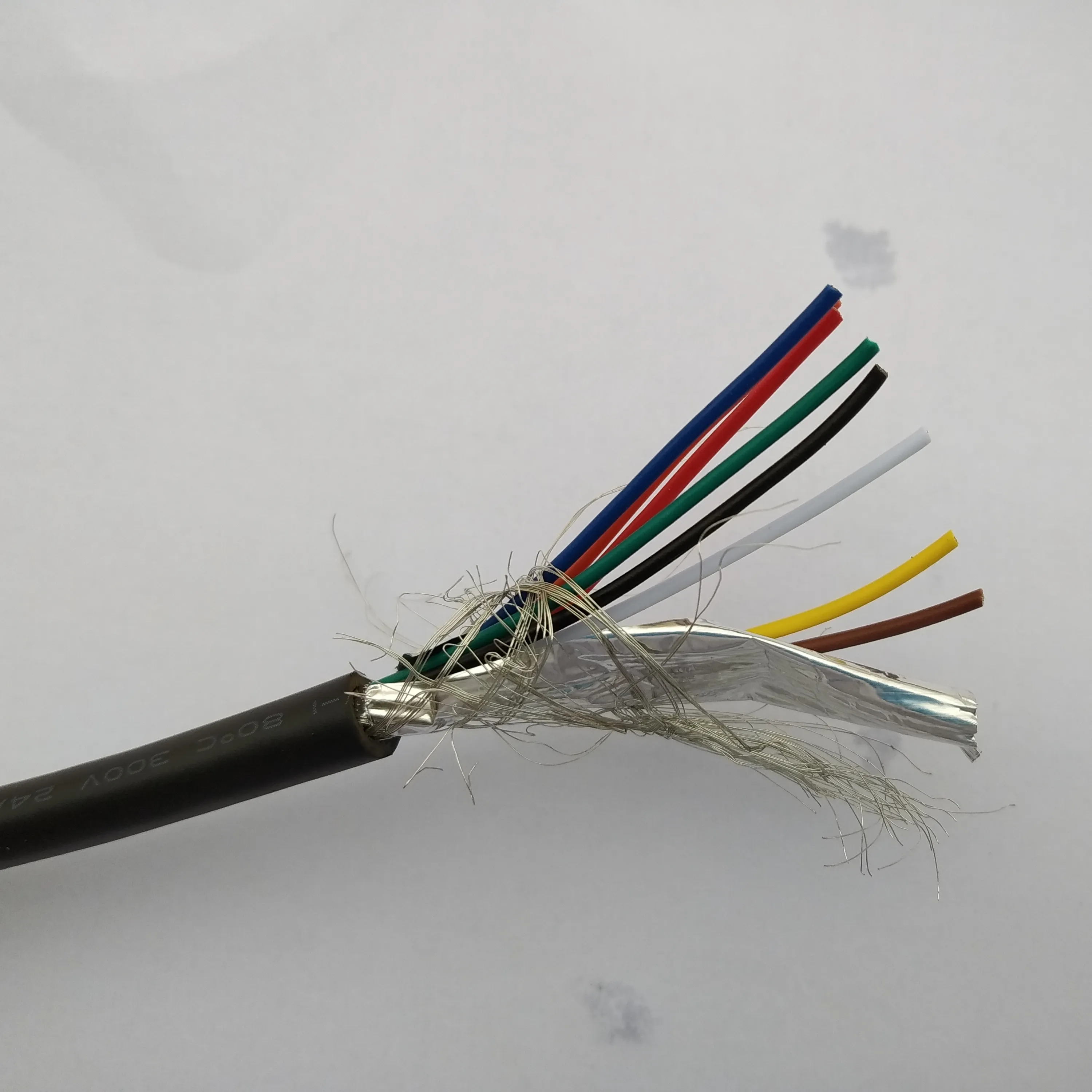 Shielded Wire UL2464 E249743 Flexible PVC Insulated Shielded Hook Up Wire