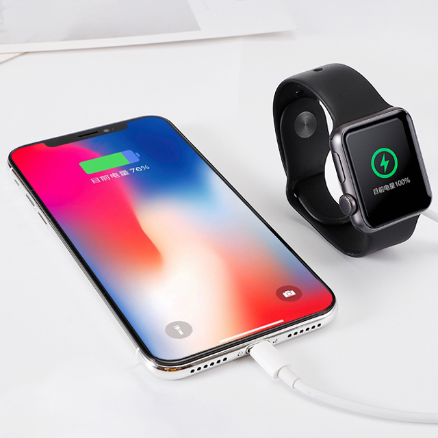 Зарядное устройство для Iphone Watch 2 в 1, умные часы, Беспроводная зарядка, беспроводное магнитное зарядное устройство
