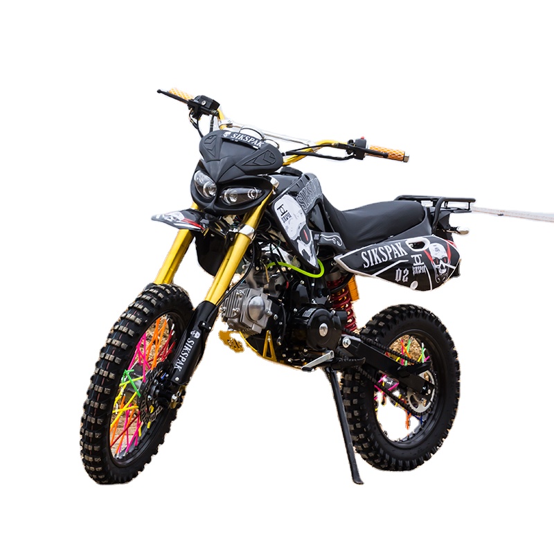 Dirtbike 4-тактный большой колесный грязевой велосипед, бензиновые мотоциклы 125 куб. См 50cc 250cc воздушный крутой удар и электрический старт внедорожника