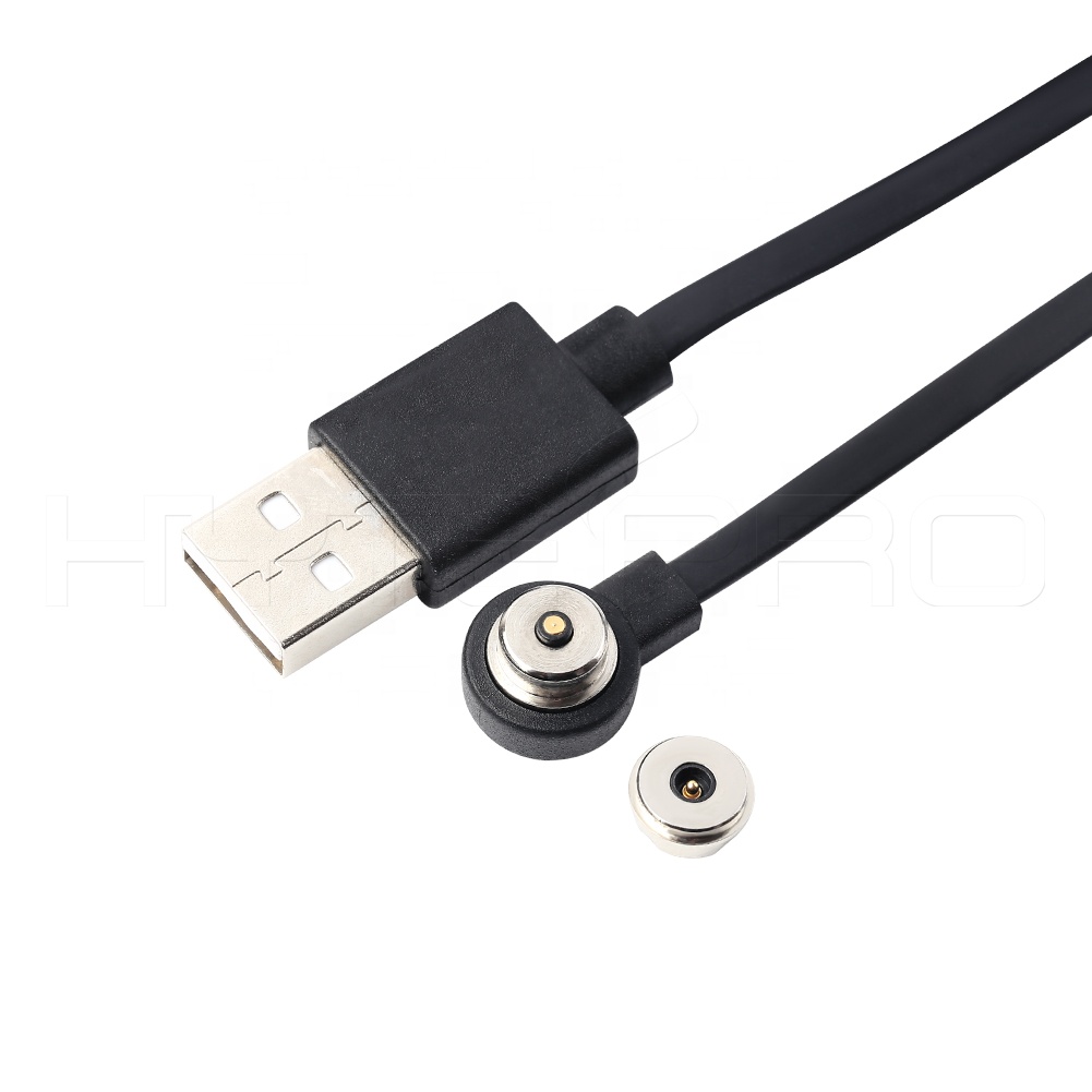 Мини круговой 2 контактный пружинный контакт Пружинные контакты SMT/SMD магнитный разъем кабель для зарядного устройства