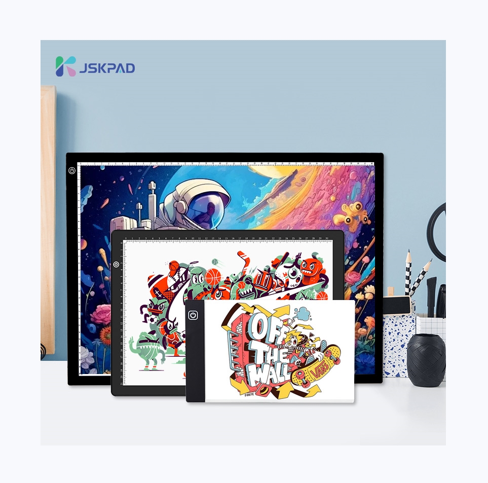 A3 A4 A5 Private Label logo design drawing Light Box Illuminated light pad professional ultra-thin led tracing board light pad