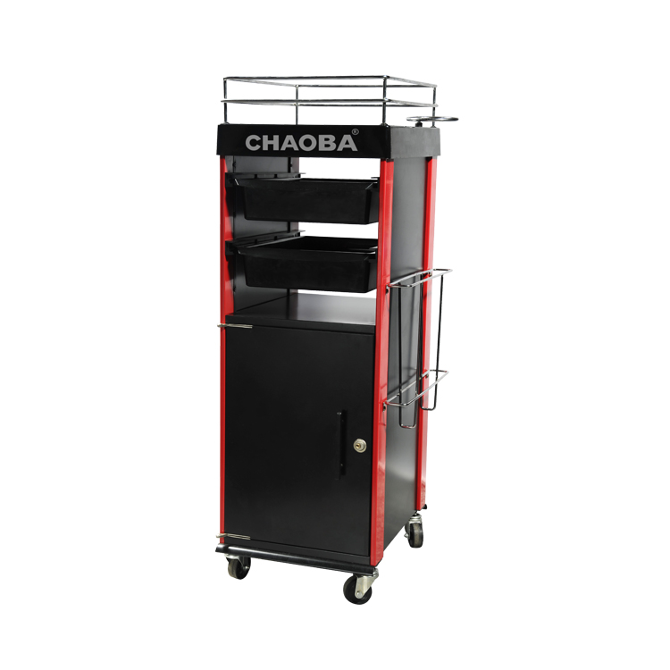 Commercial Chaoba Salon Mobile Hairdressing Trolley Custom Multi-function Hair Extension Tool Trolley For Barber Beauty