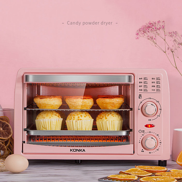 900W 12L Mini Multifunctional Household Intelligent Timing Kitchen Electric Oven