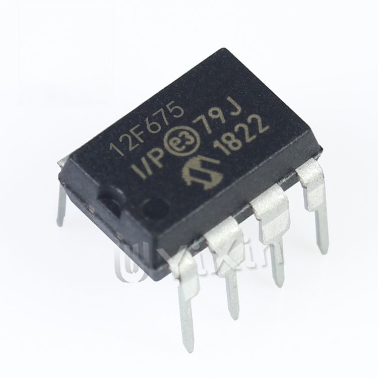 PIC12F675-IP PIC12F675-I/P PIC12F675 12F675 микроконтроллер IC интегральная схема DIP-8