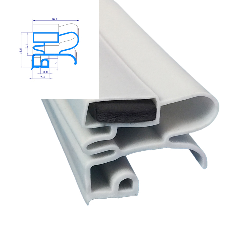 hot selling customize fridge / refrigerator door magnetic plastic gasket seal strip