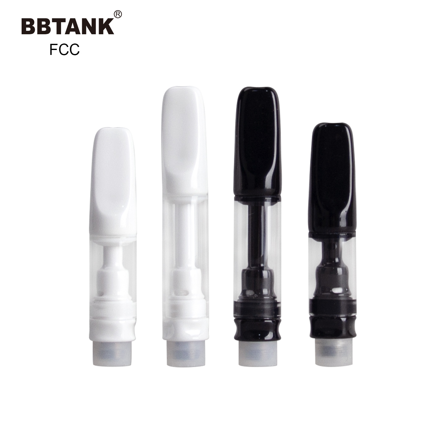 BBTANK топовый пустой картридж 0,5 мл 1 мл Cbd Oil 510 резьбовой картридж Полный керамический атомайзер CBD испаритель картридж